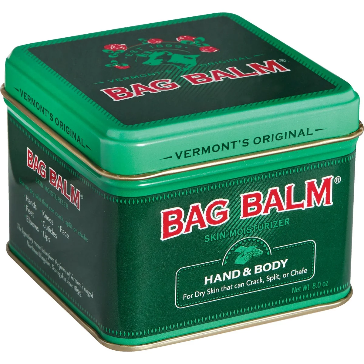 Unique Bag Balm 8 Oz. Tin Ointment Soft