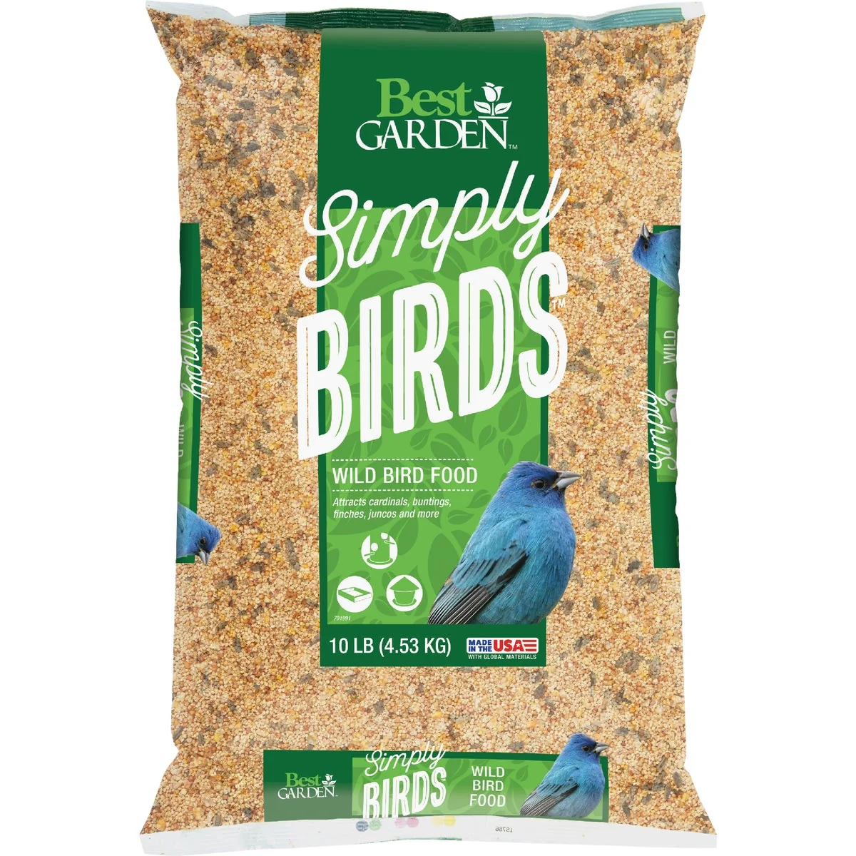 Outstanding Garden Simply Birds 10 Lb. Wild Bird Seed Classic
