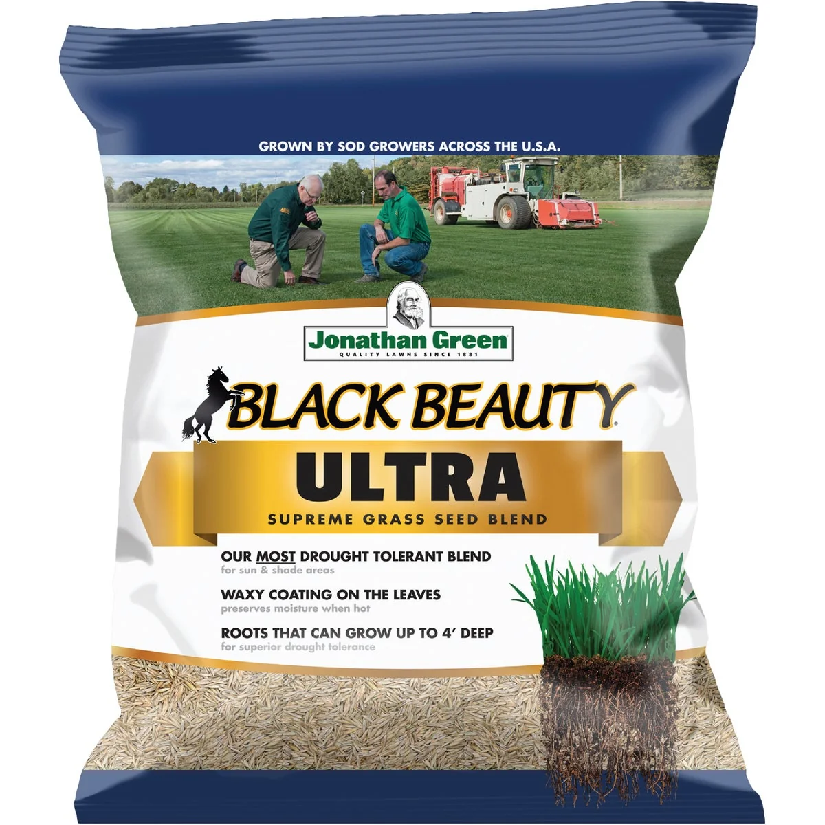 Expertly Made Jonathan Green Black Beauty Ultra 1 Lb. 200 Sq. Ft. Coverage Tall Fescue Grass Seed High-Quality