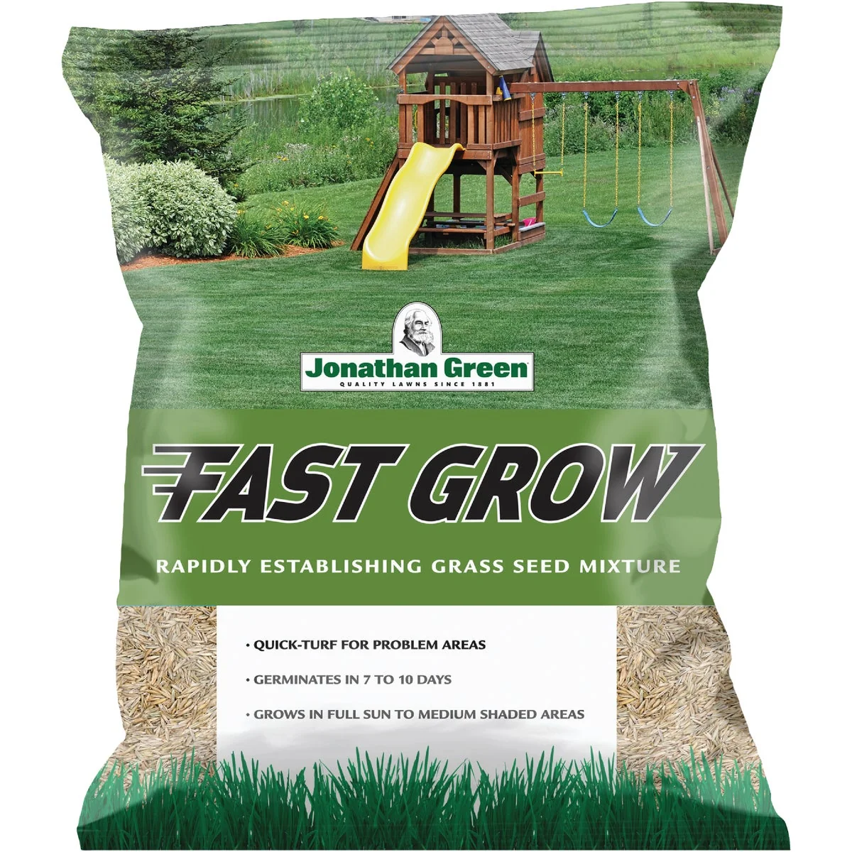 High-Performance Jonathan Green Fast Grow 7 Lb. 1750 Sq. Ft. Coverage Ryegrass Fescue Grass Seed Trusted