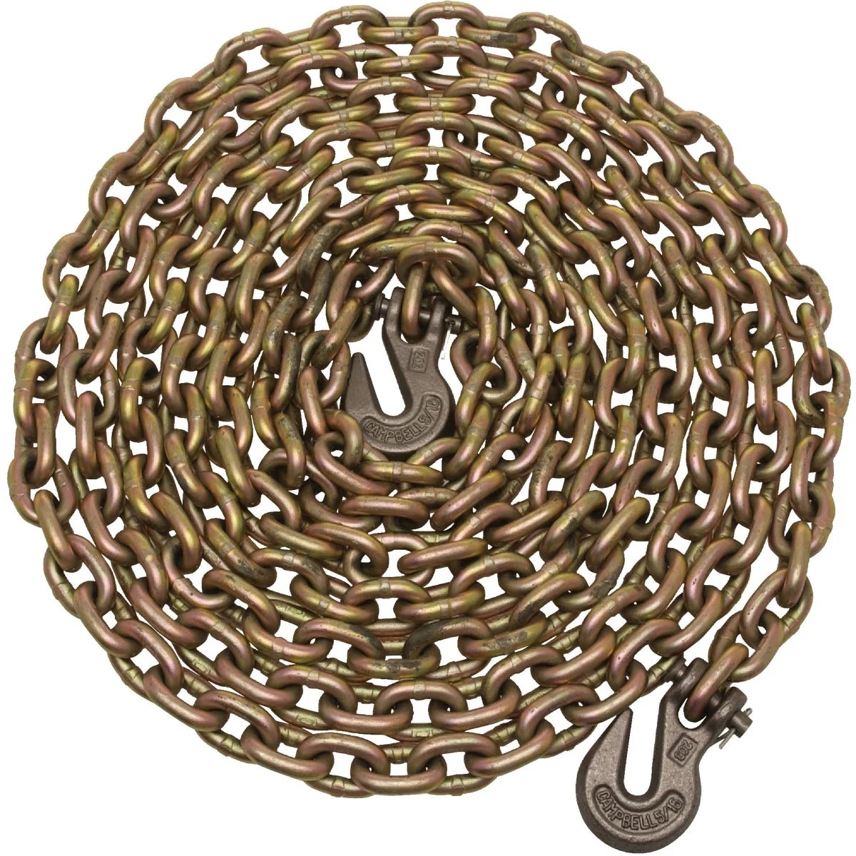 Optimized Campbell 3 8 In. 20 Ft. Yellow Chromate Finished Steel Coil Chain Fast