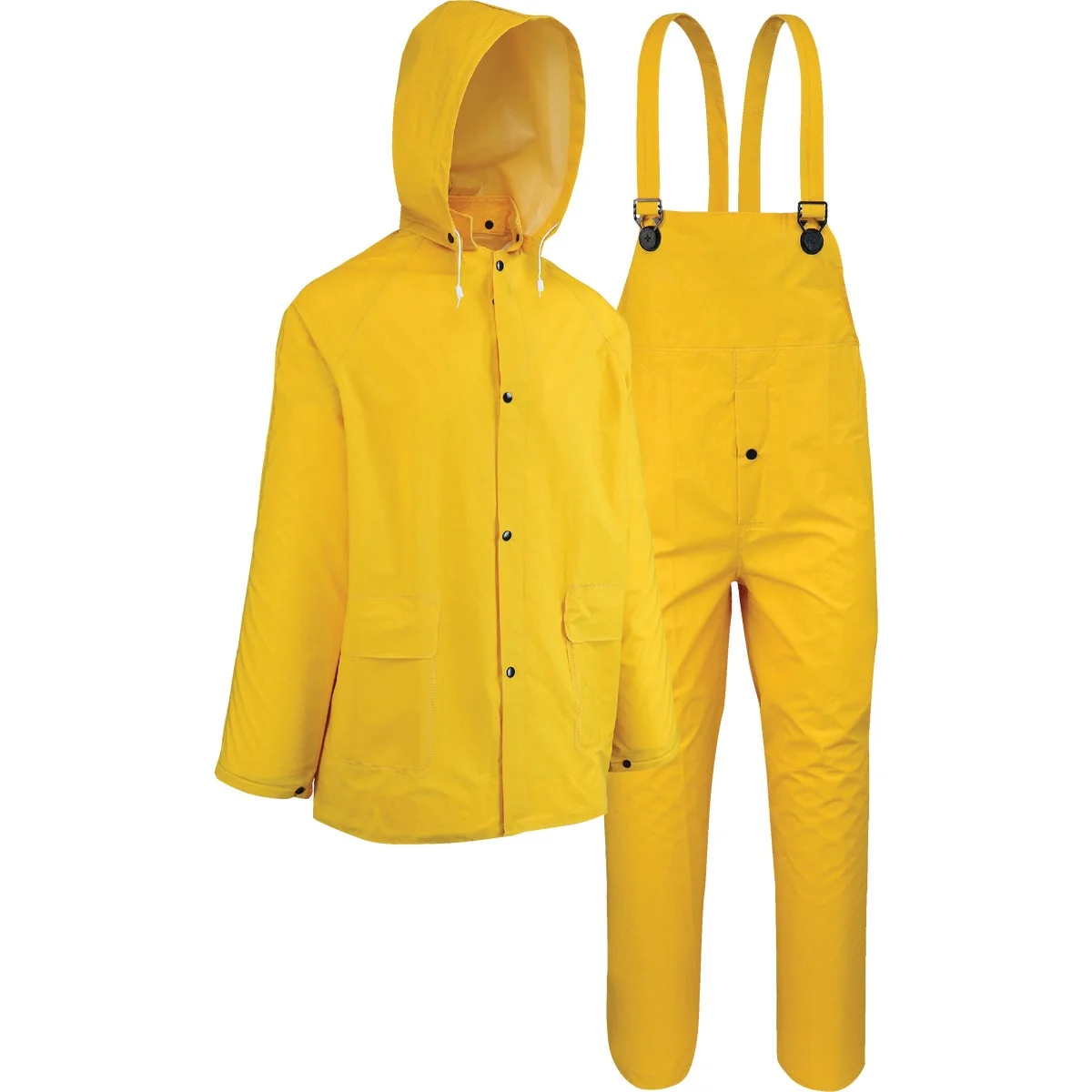 High-Quality West Chester 3XL 3-Piece Yellow PVC Rain Suit Elegant