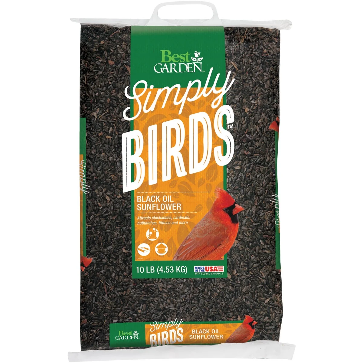 Responsible Garden 10 Lb. Black Oil Sunflower Wild Bird Seed Natural