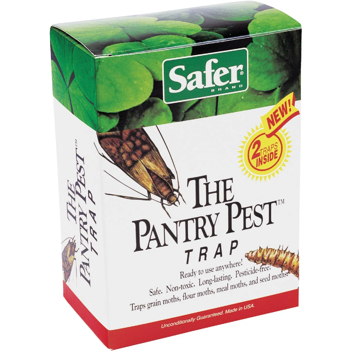 Green Safer The Pantry Pest Glue Moth Trap 2-Pack Elite
