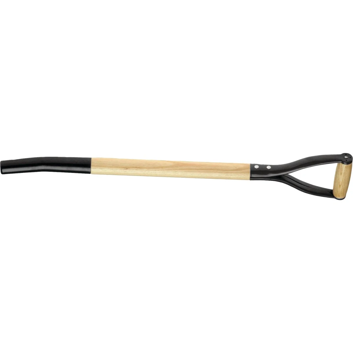Lightweight Link 30 In. x 1-1 2 In. Dia. Steel D-Grip Wood Fork Handle Authentic
