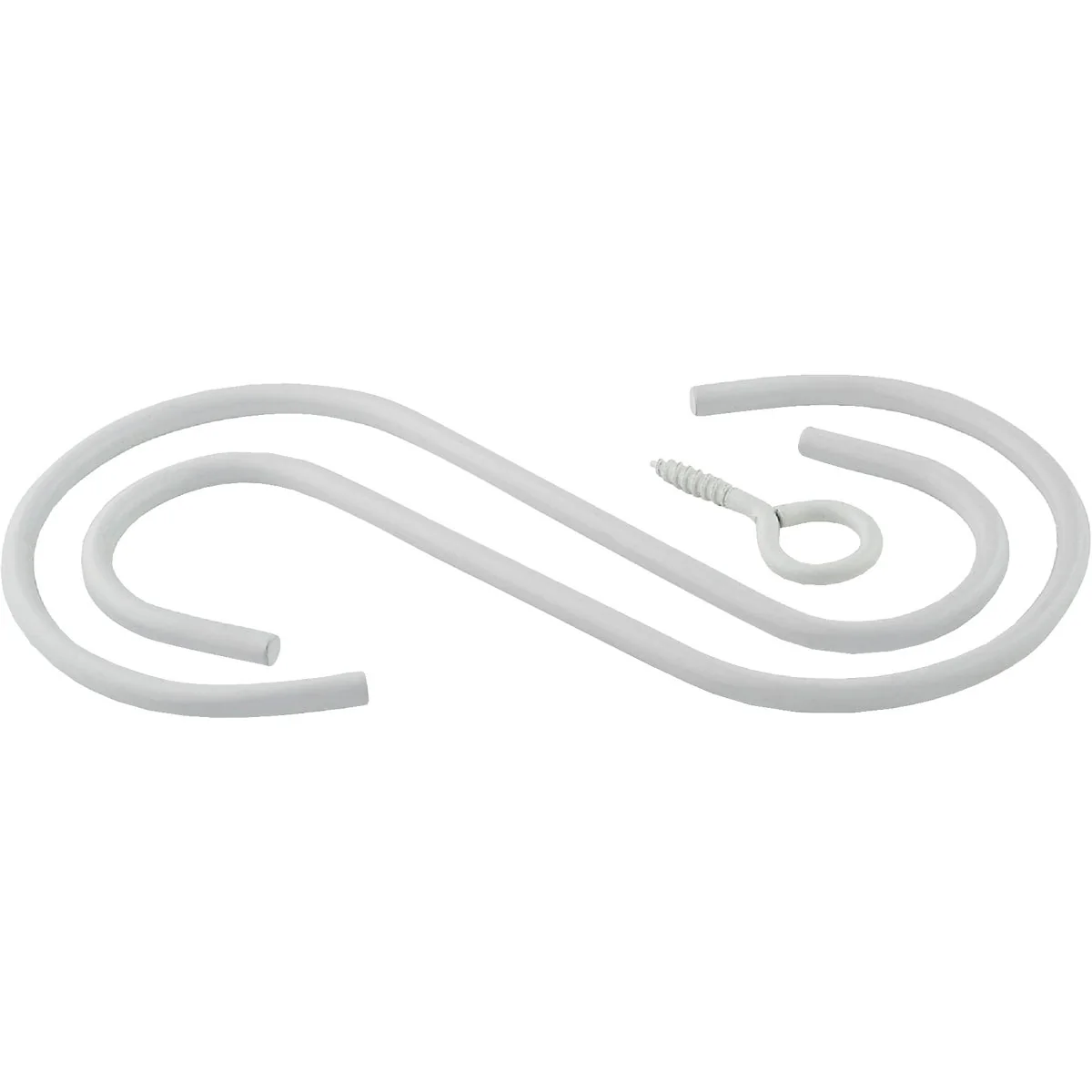 Premium Material National Hardware 6 In. White Steel Extension Hook Kit Superior