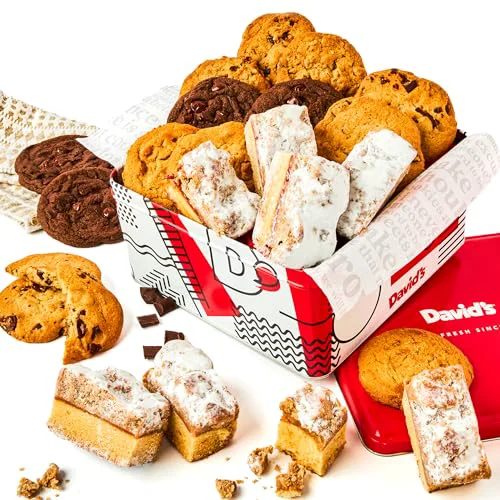 Sustainable Assorted Fresh Baked Cookies Crumb Cake Tin 48 Ounce Professional