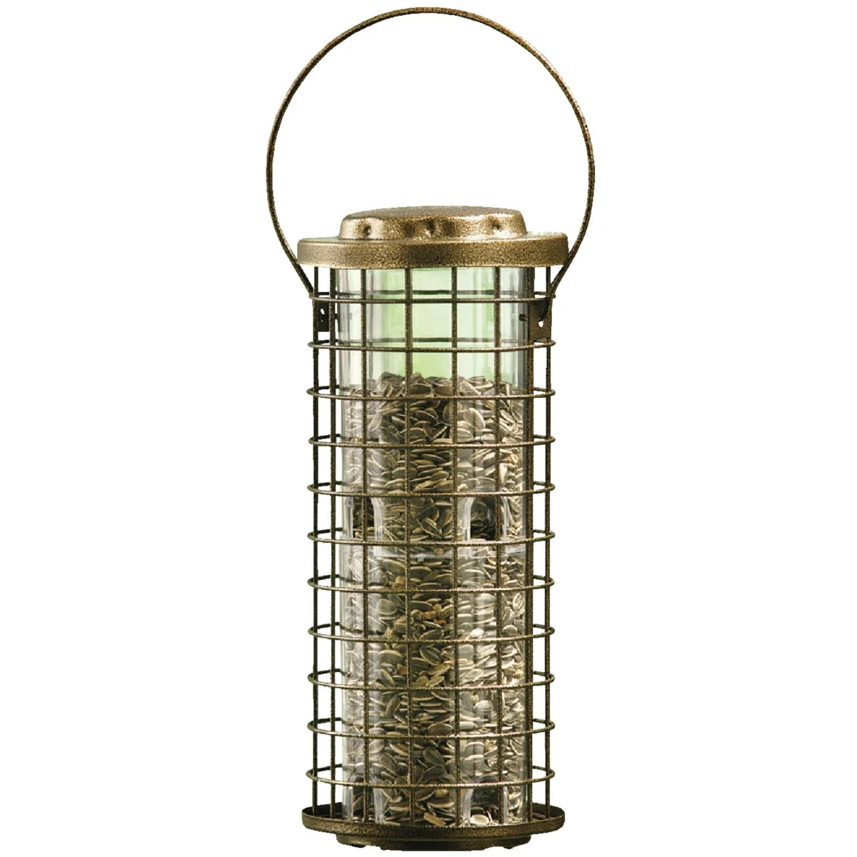 Quality Perky-Pet Squirrel Stumper Gold Metal Cage Bird Feeder High-Grade