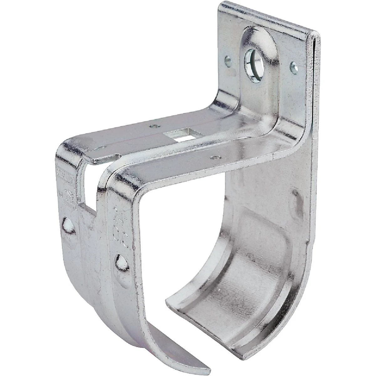 Healthy National DP5420 Zinc-Plated Single Round Rail Barn Door Bracket Convenient