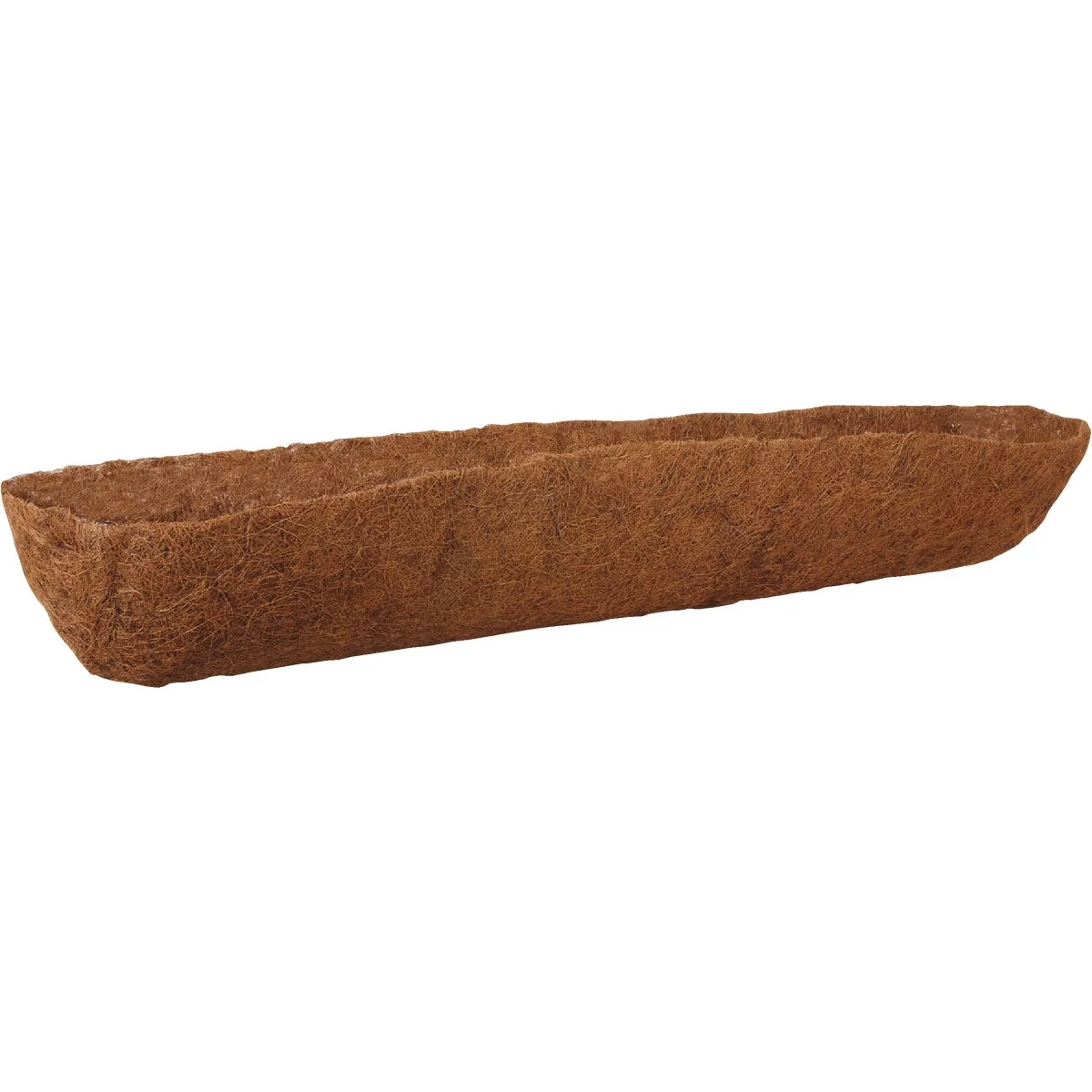 Contemporary Garden 48 In. W. x 9.8 In. L. x 8.3 In. D. Coconut Fiber Trough Plant Liner Unique