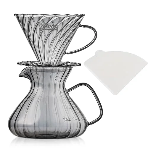 Solid Pour Over Coffee Maker Set Consistent