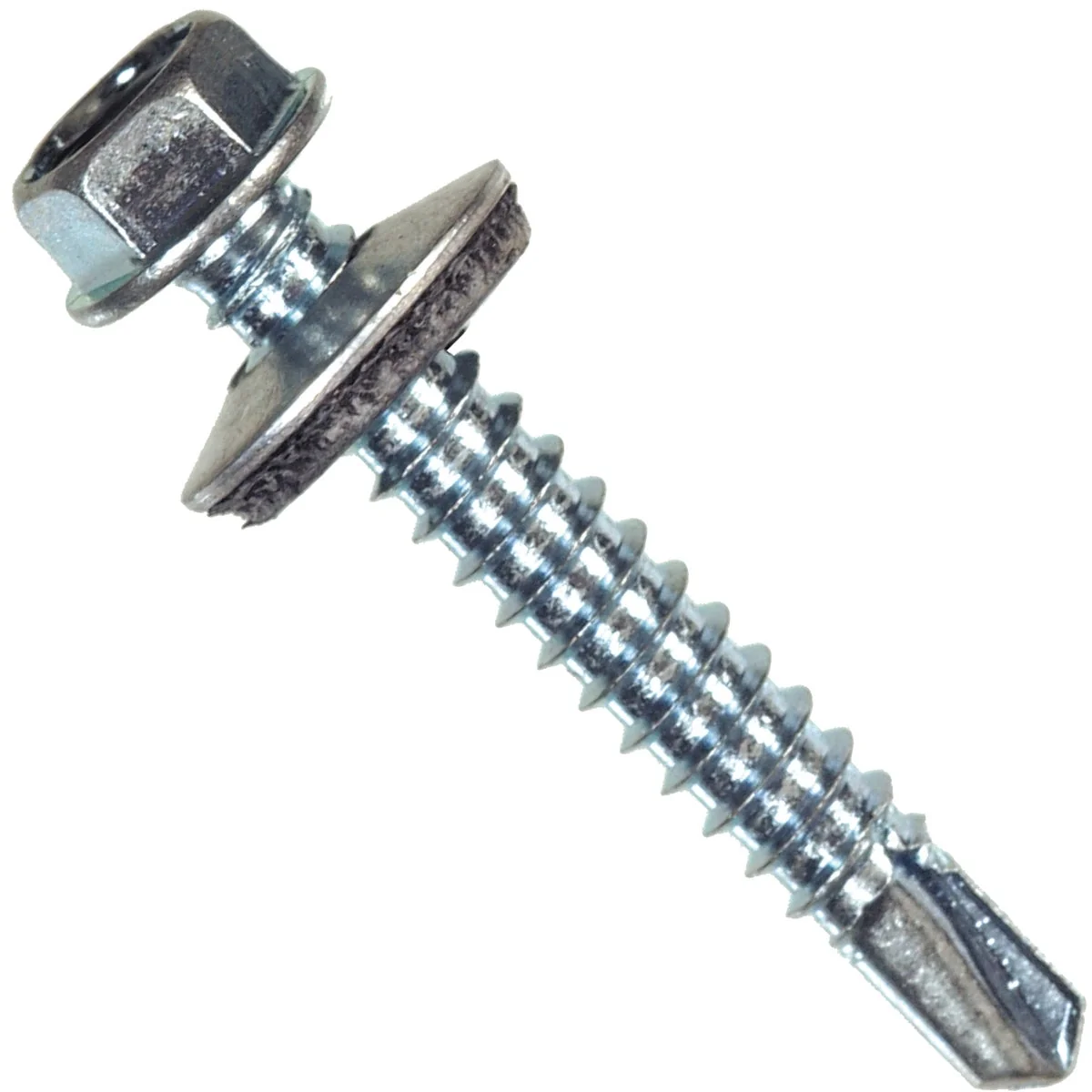 Contemporary Hillman 1 4 In. - 14 2 In. Washer Head Self-Drilling Sheet Metal Screw 100 Ct. Long-Lasting