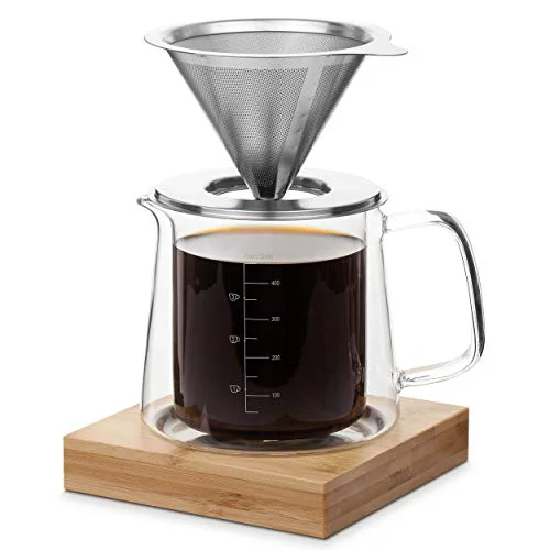 Contemporary BTaT Pour Over Coffee Maker Set Powerful