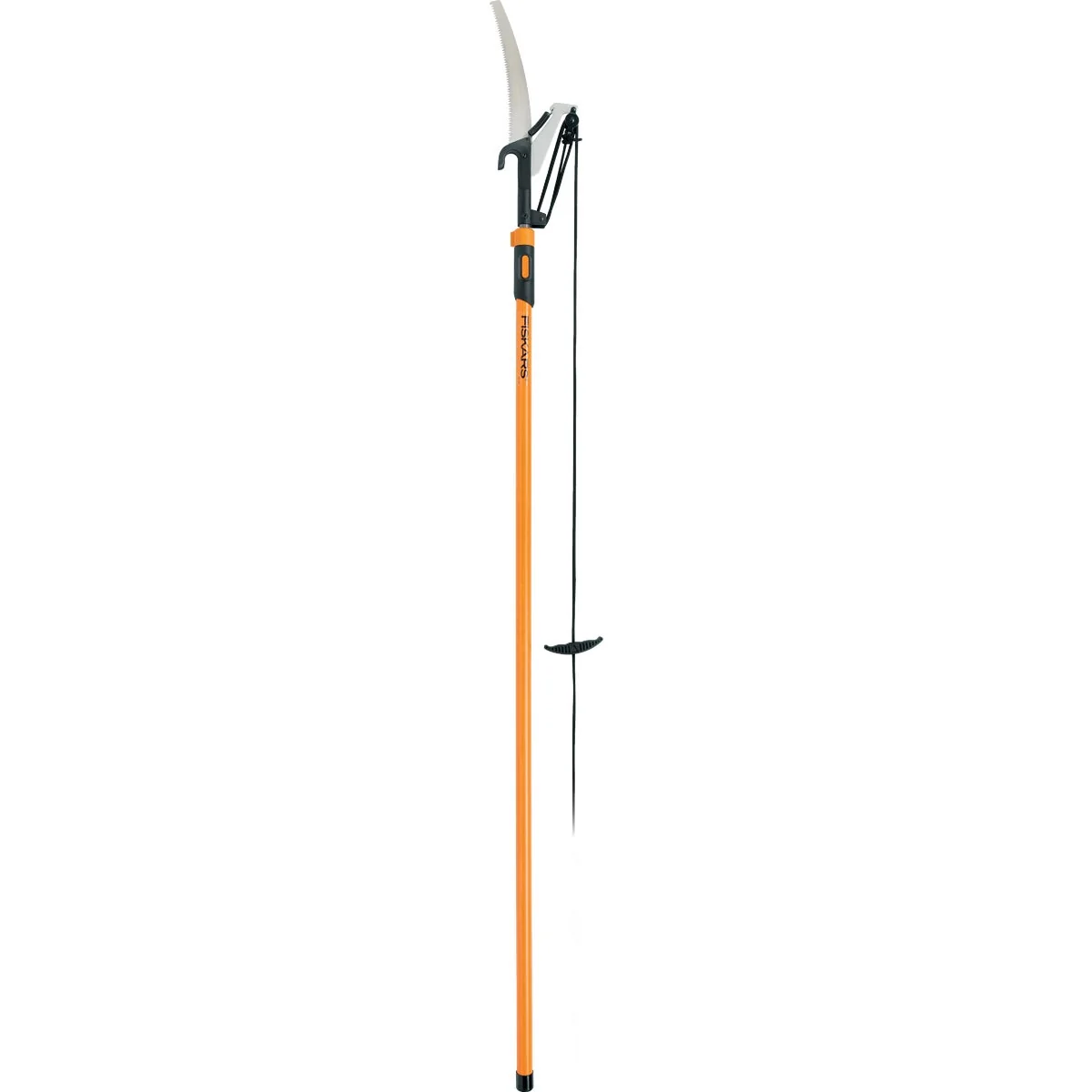 Smart Fiskars 1 In. Cutting Capacity 12 Ft. Fiberglass Extendable Pole Saw Tree Pruner Powerful