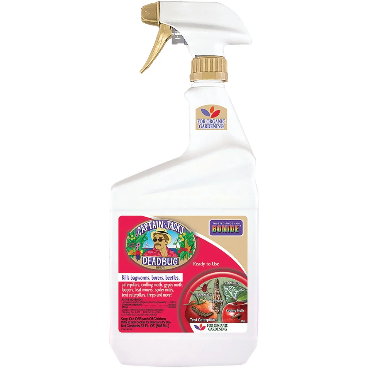 Fashionable Captain Jack 1 Qt. Dead Bug Brew Insect Killer Modern