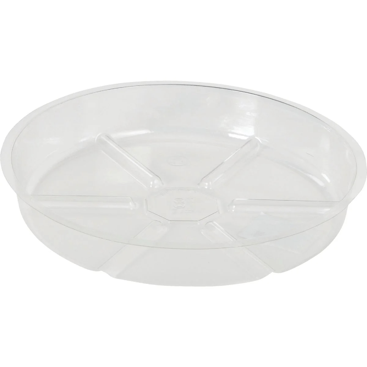 Lightweight Garden 8 In. Clear Vinyl Flower Pot Saucer Exclusive