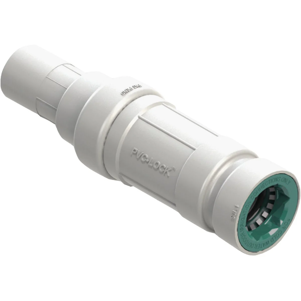 Detailed Orbit 1 In. PVC-Lock Flexible Repair Coupling Extendable From 7-3 4 In. to 10-1 2 In. Authentic