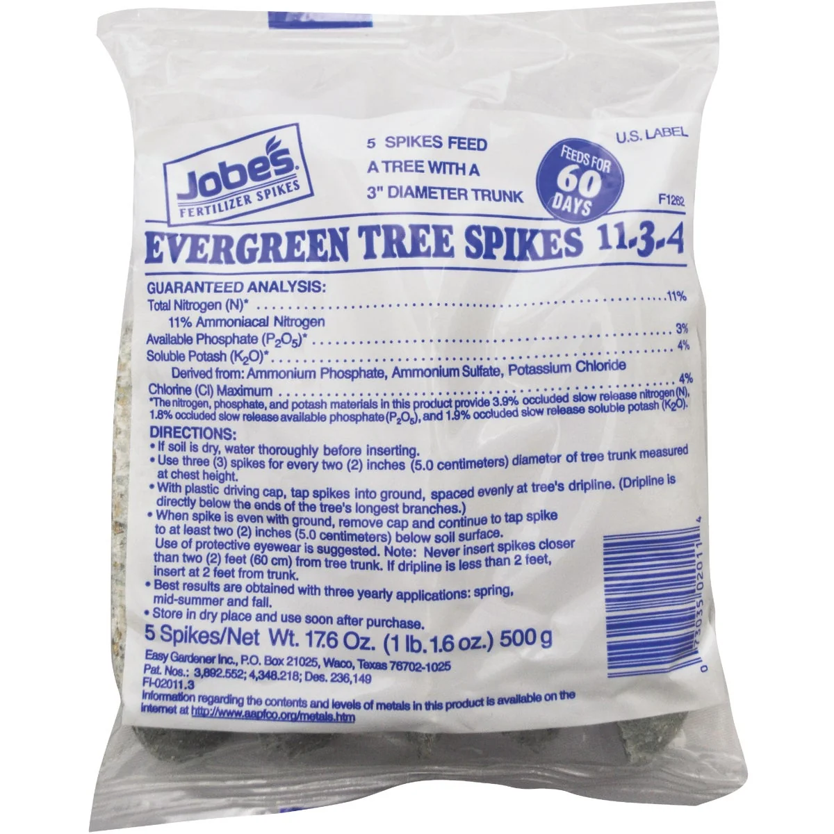 Premium Jobe's 11-3-4 Evergreen Tree Stakes 5-Pack Sophisticated