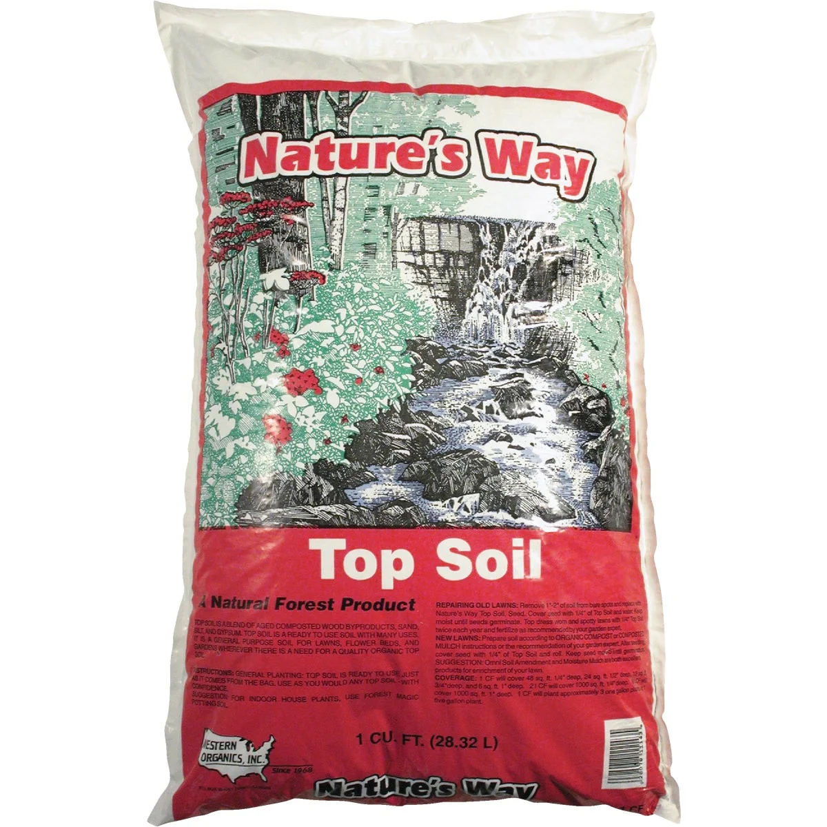 Effective Nature's Way 1 Cu. Ft. 30-1 2 Lb. All Purpose Top Soil Casual