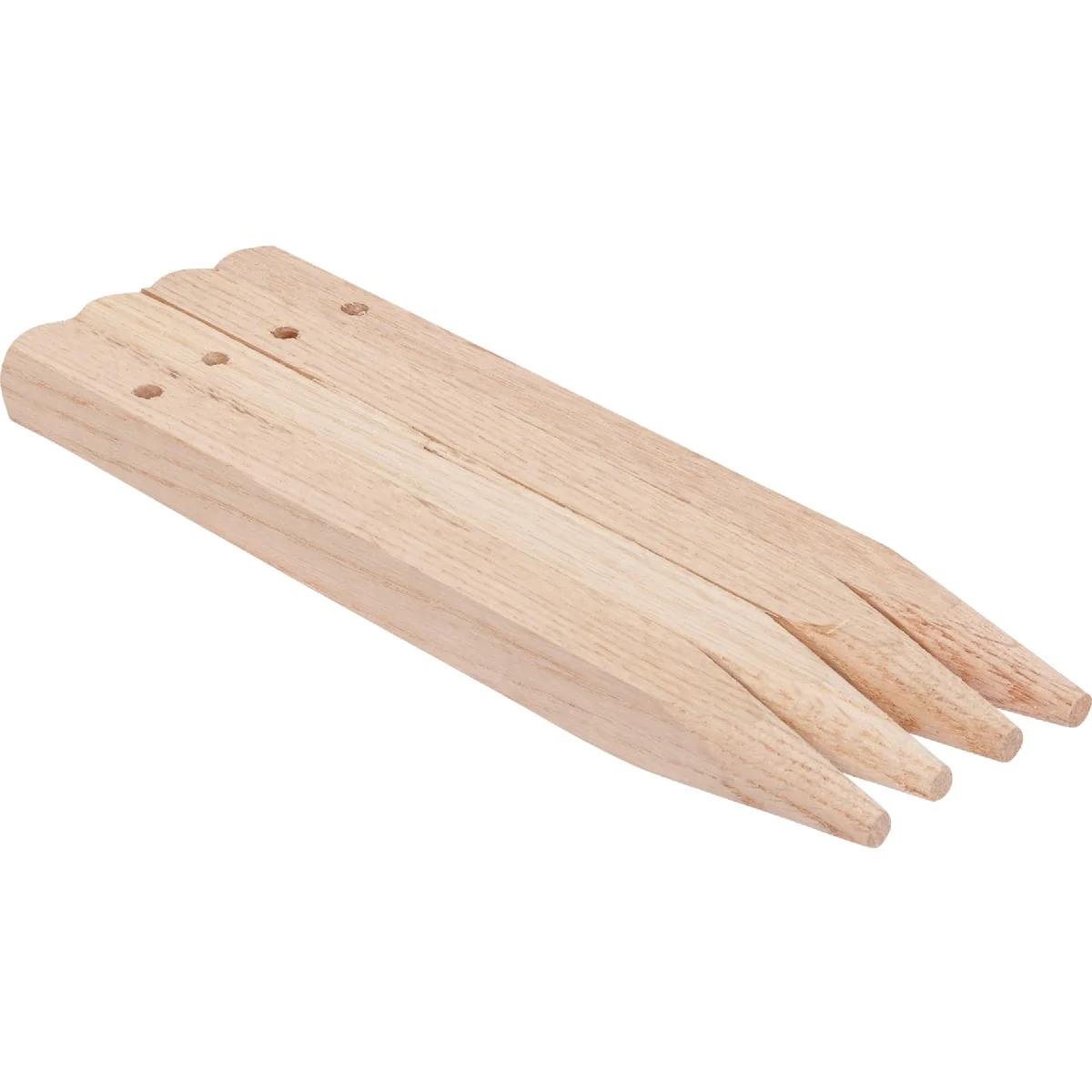 Long-Lasting Madison Mill 12 In. Oak Wood Plant Stake 4-Pack High-Grade
