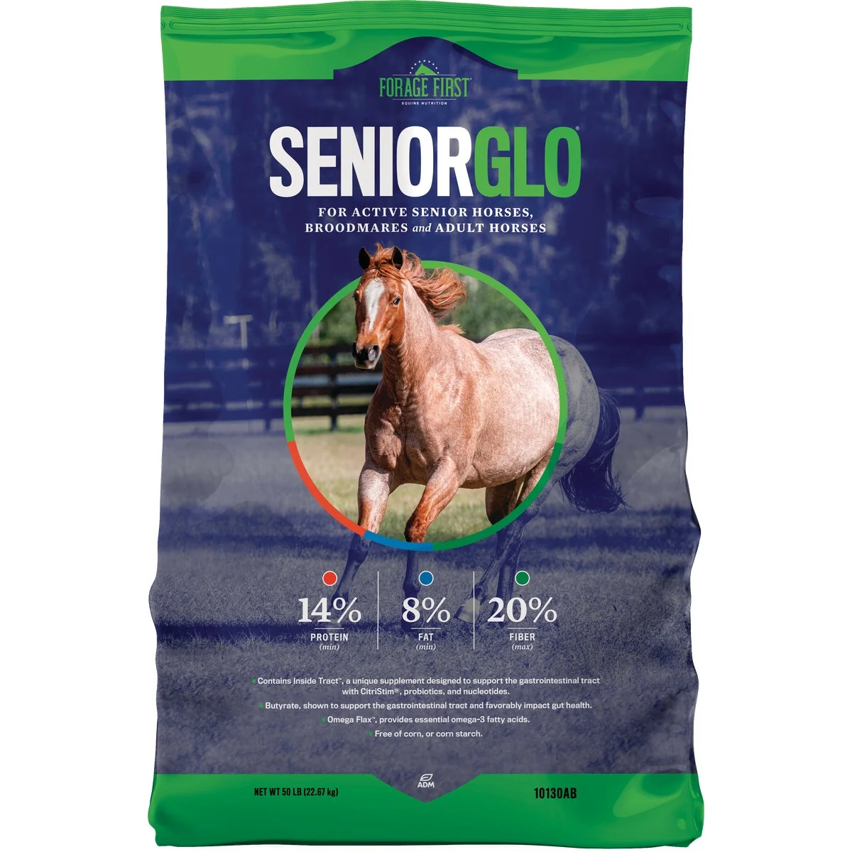 Versatile ADM SeniorGlo 50 Lb. Senior Horse Feed Exceptional
