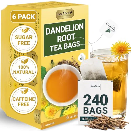 Traditional Dandelion Root Tea Bags 240 Count Detailed