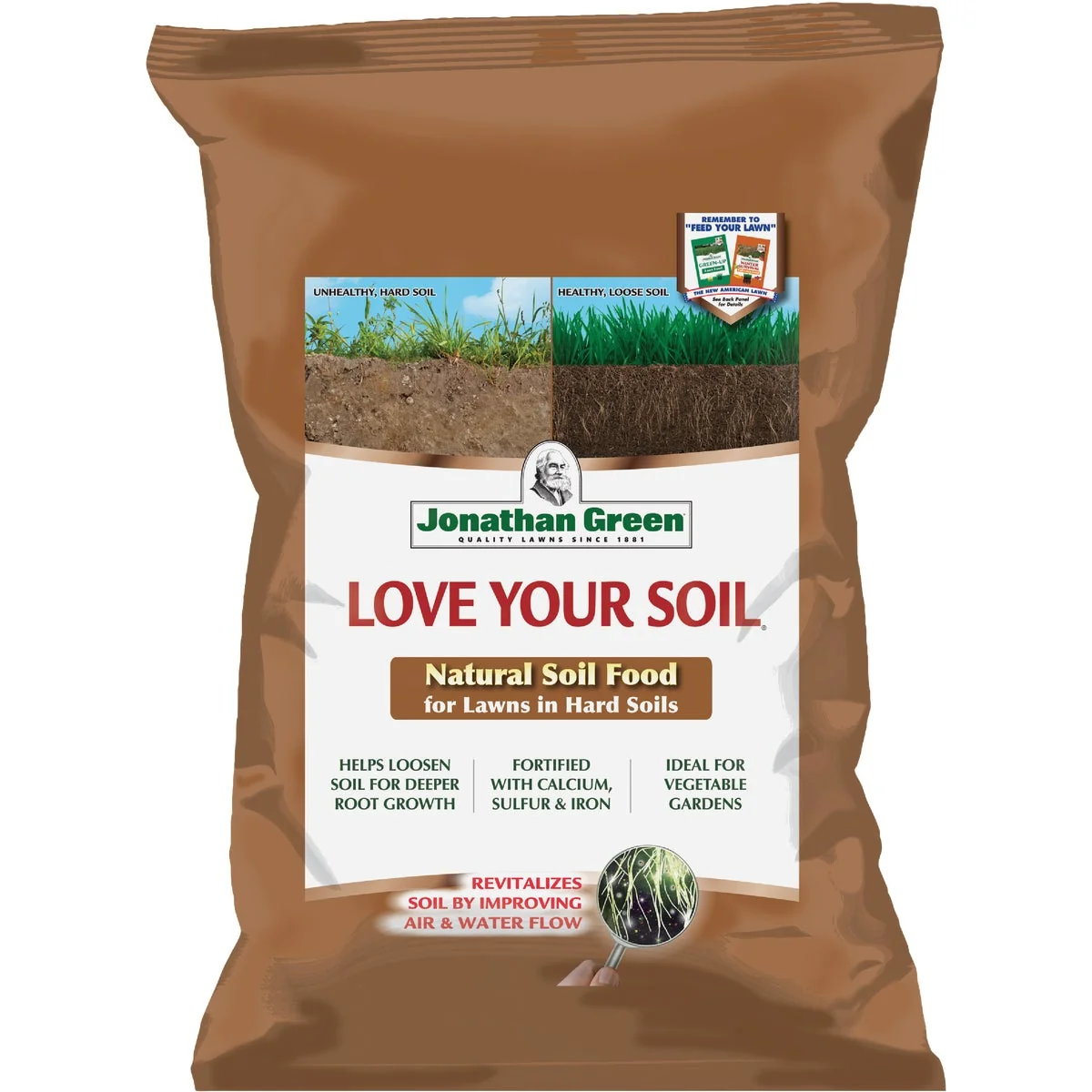 Artisan Jonathan Green Love Your Soil 54 Lb. 15 000 Sq. Ft. Organic Lawn Soil Food Expertly Made