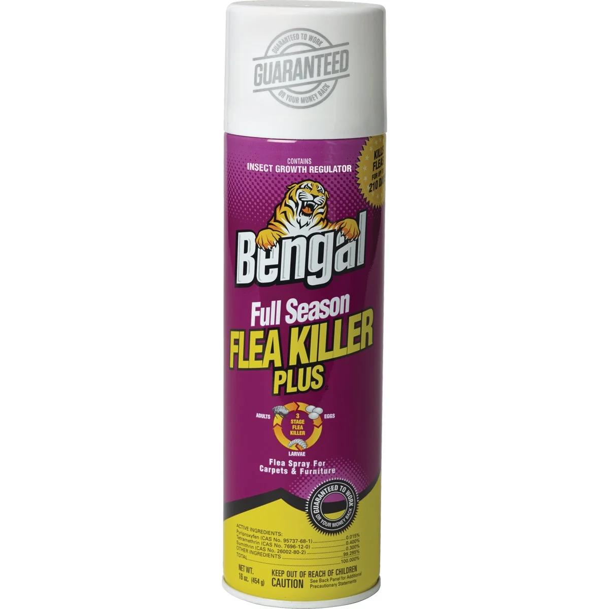 Trusted Bengal Flea Killer Plus 16 Oz. Aerosol Spray Full Season Tick Flea Killer Efficient
