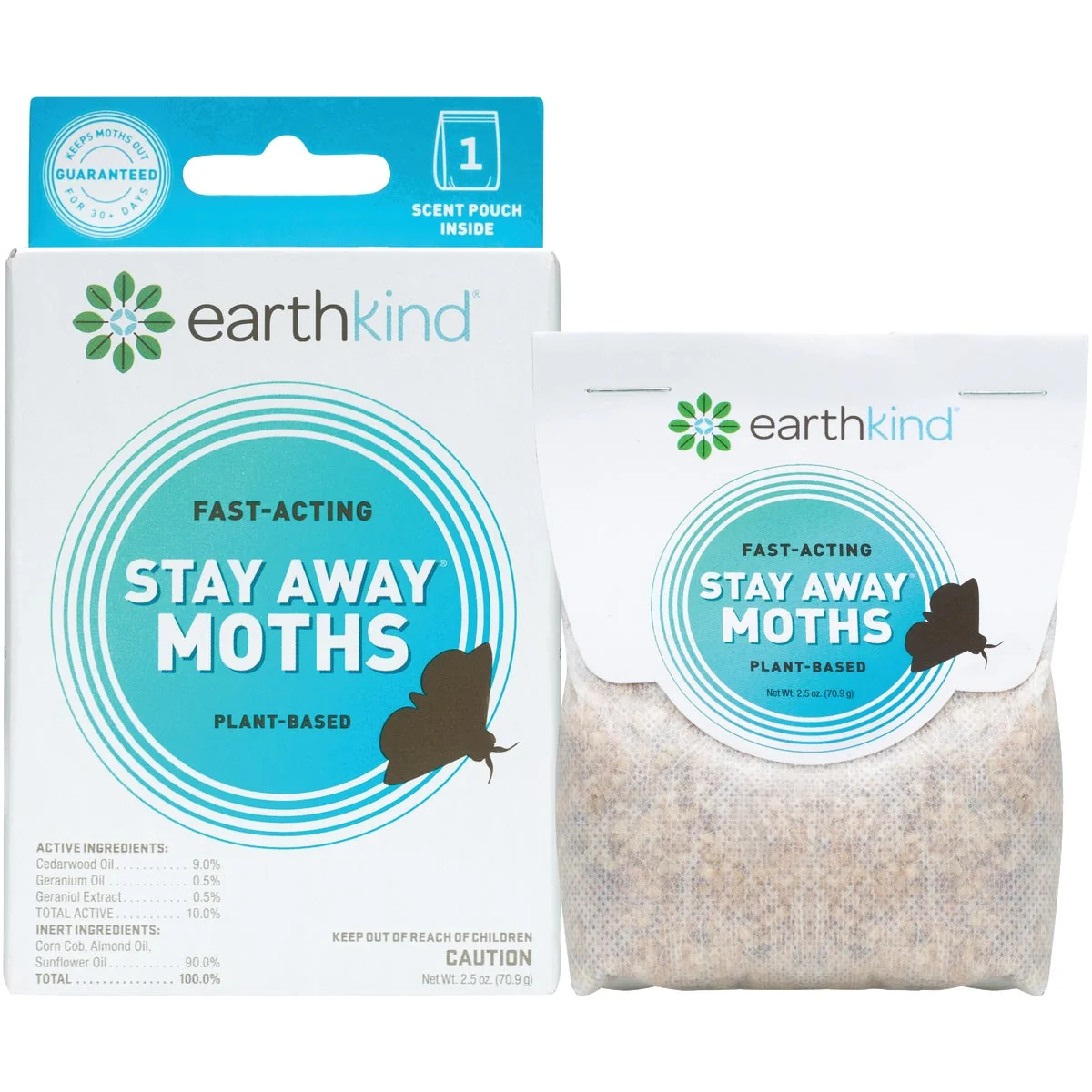 Trendy Earth Kind Stay Away 30 to 60-Day Natural Moth Repellent Refill Pouch Proven