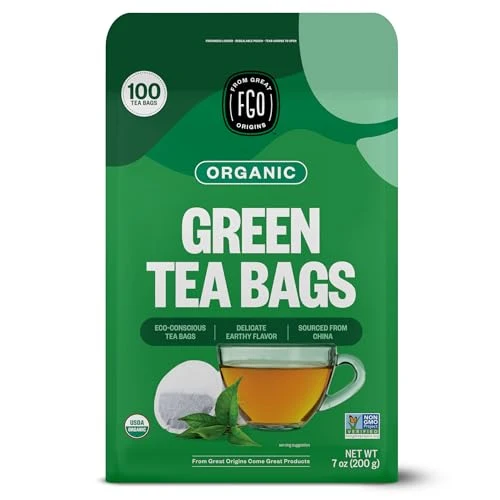Contemporary Organic Green Tea 100 Count Sustainable