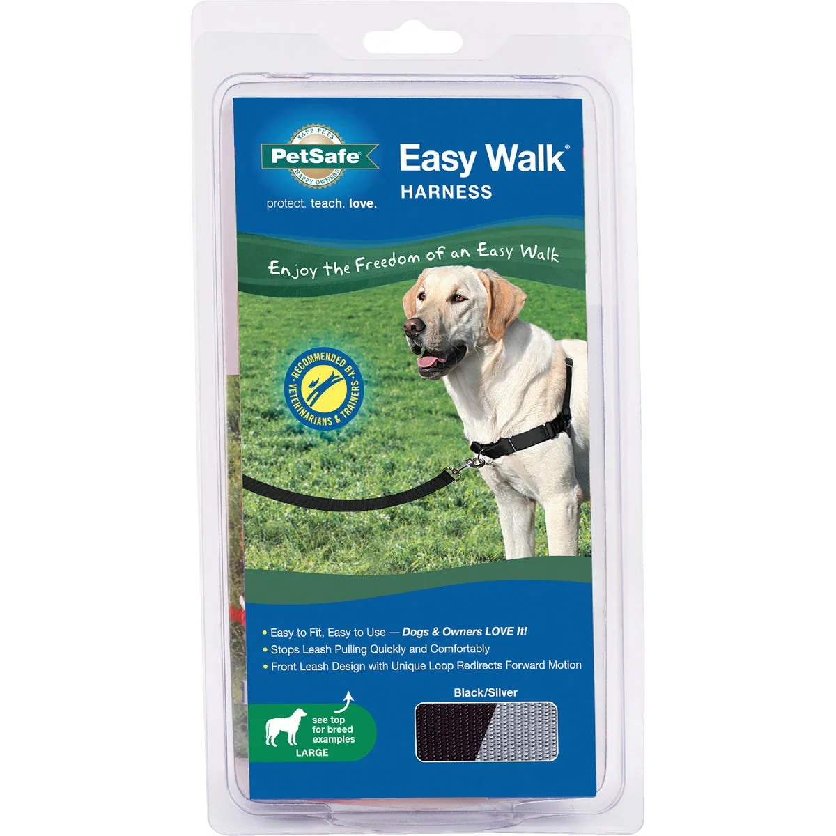 Detailed Petsafe Easy Walk 27 In. to 40 In. Black Nylon Harness Premium