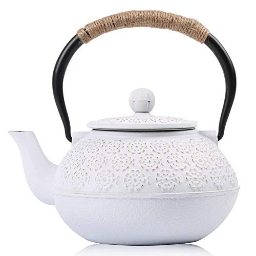 Easy-to-Use Cast Iron Tea Pot with Infusers for Loose Tea Classic