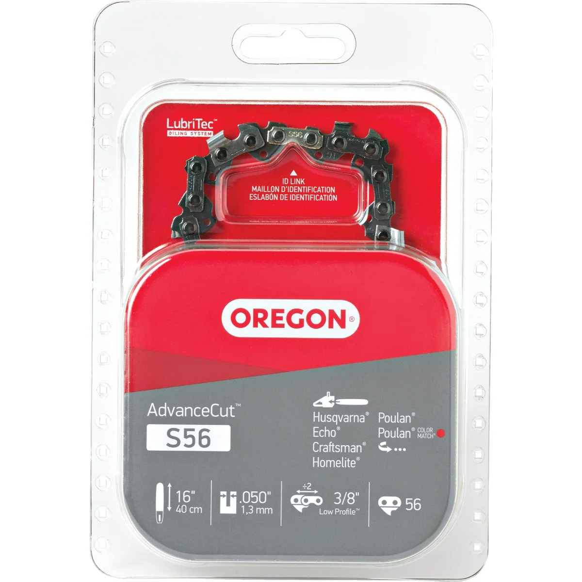 High-Performance Oregon AdvanceCut S56 16 In. Chainsaw Chain Certified