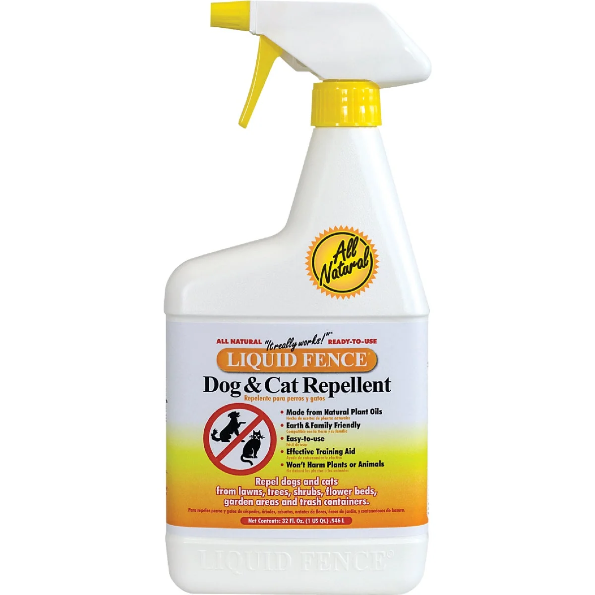Certified Liquid Fence 32 Oz. Ready To Use Dog Cat Repellent Relaxed