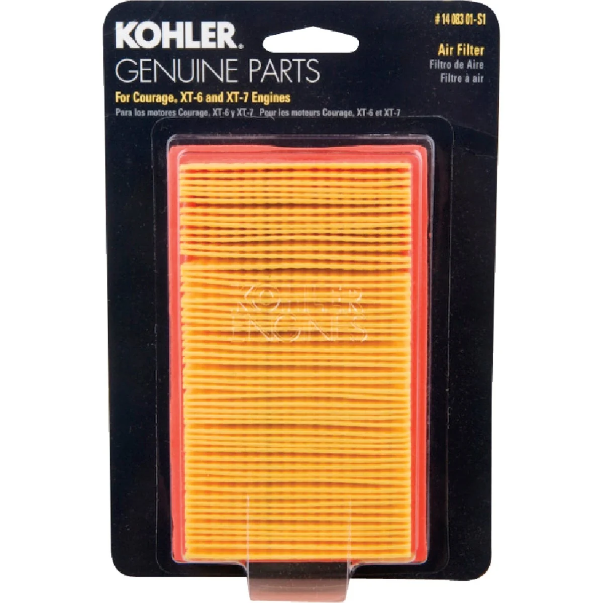 Authentic Arnold Kohler 3.5 To 4.5 HP Paper Engine Air Filter Soft