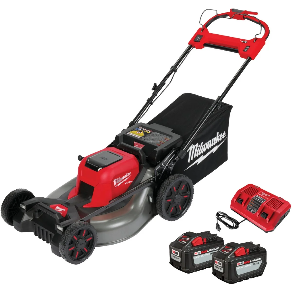 Fine Crafted Milwaukee M18 FUEL 21 In. Self-Propelled Dual Battery Cordless Lawn Mower Kit Crafted