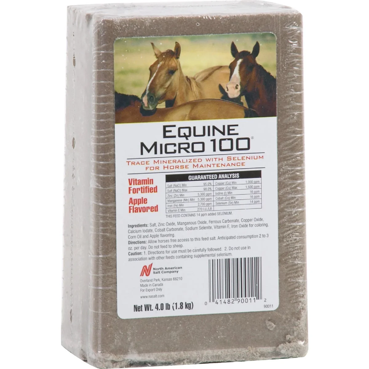 Next-Generation American Stockman Equine Micro 100 4 Lb. Apple Flavored Horse Block Healthy