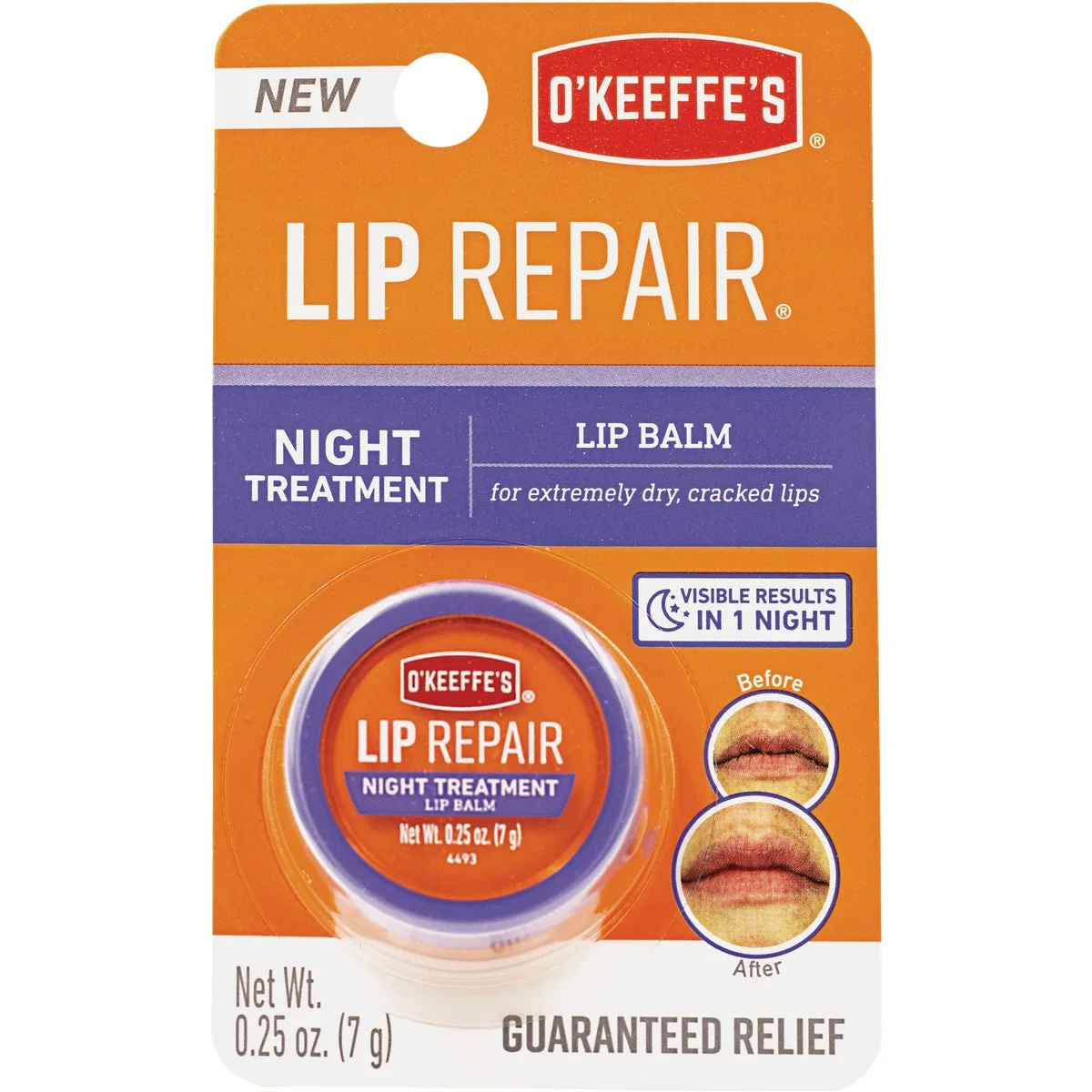Fine O'Keeffe's 0.25 Oz. Lip Repair Night Treatment Fast