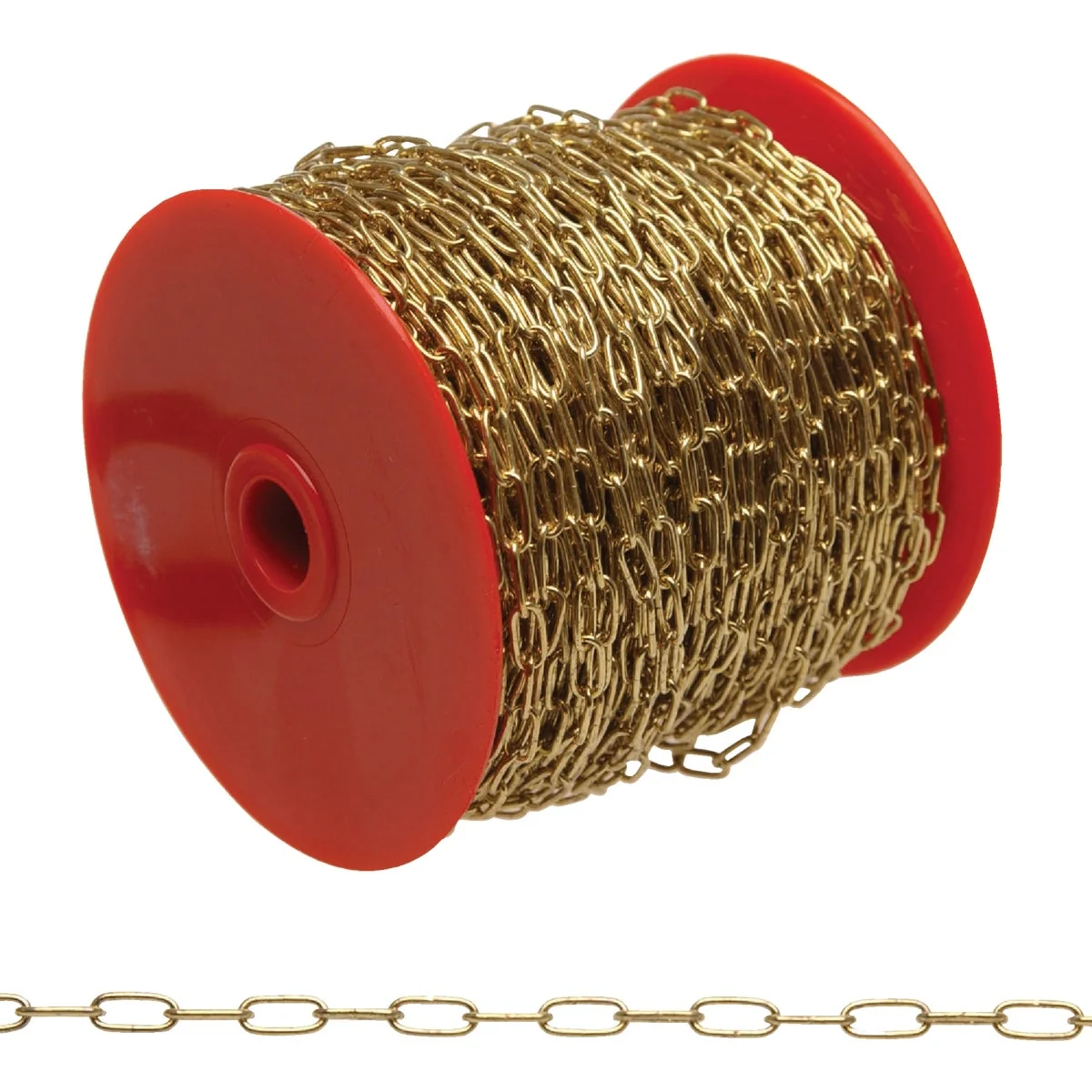 Efficient Campbell 7 82 Ft. Brass-Plated Metal Craft Chain High-Grade