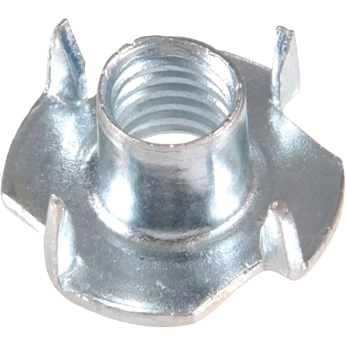 Lightweight Hillman 1 4 In. 20 tpi Pronged Tee Nuts 4 Ct. Durable