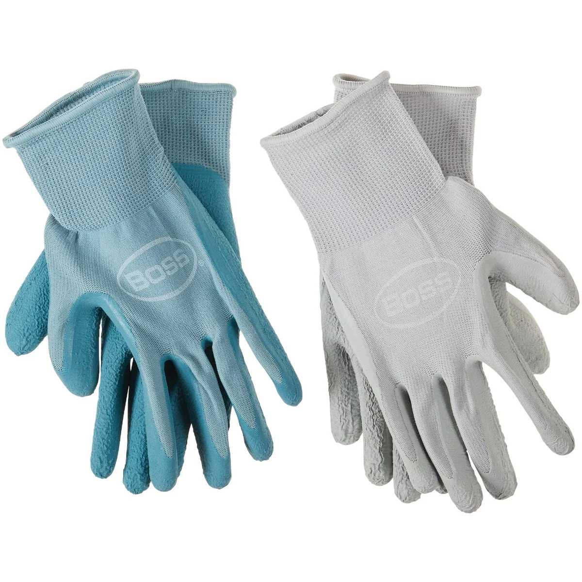 Secure Boss Tactile Grip Men's Large Latex Coated Glove 2-Pack Artisan