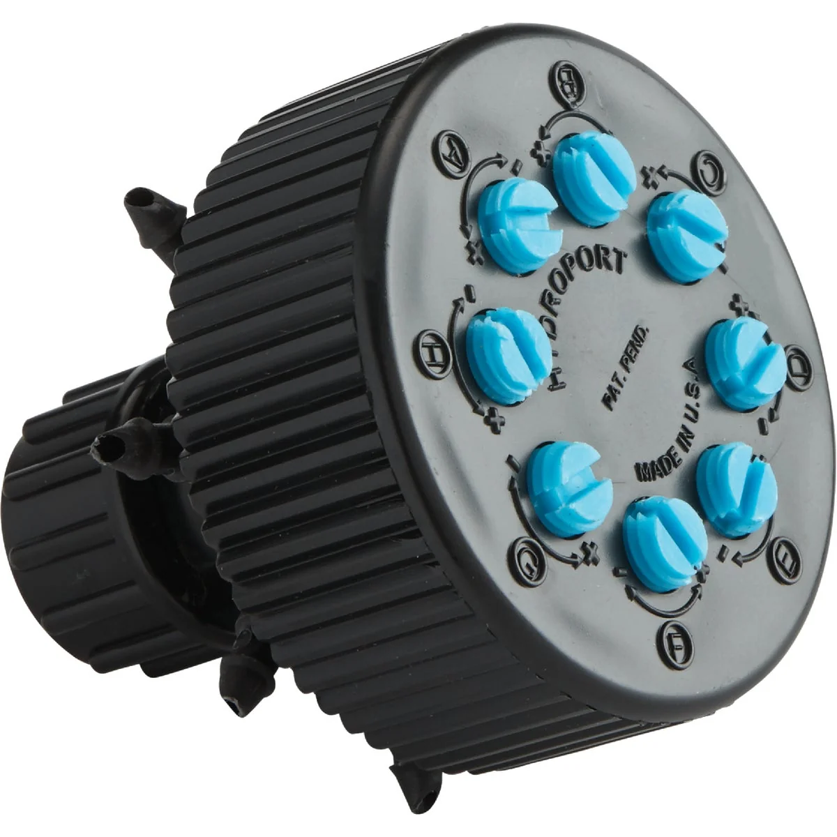 Soft Raindrip 8-Port Adjustable Flow Manifold Safe