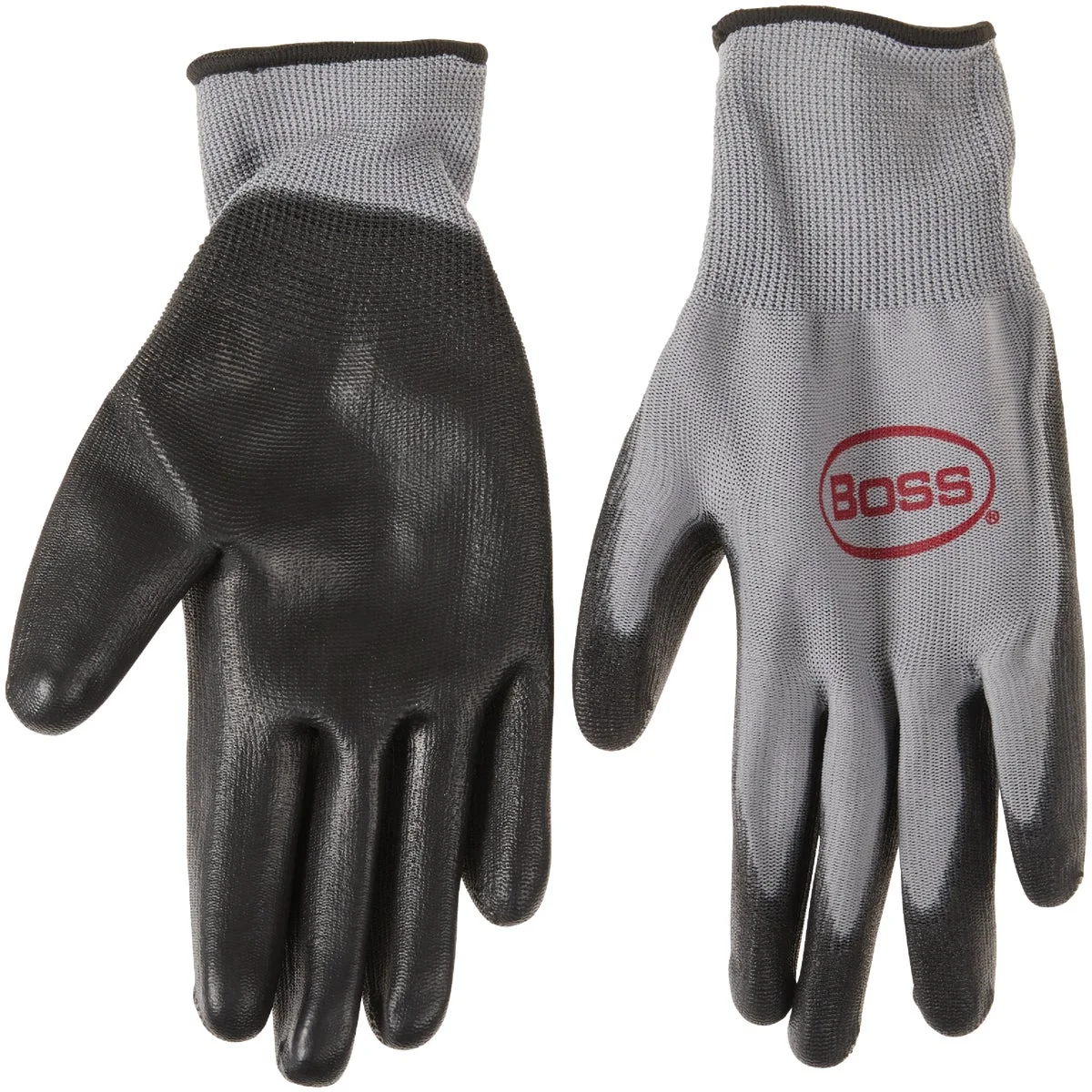 Top-Quality Boss Tactile Grip Men's Large Nitrile Coated Glove 10-Pack Smart