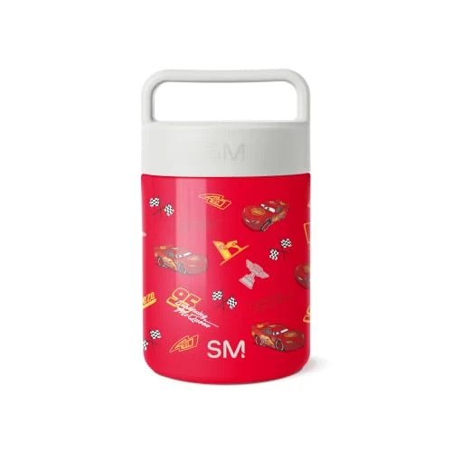 Casual Disney Cars Insulated Food Jar with Handle Durable