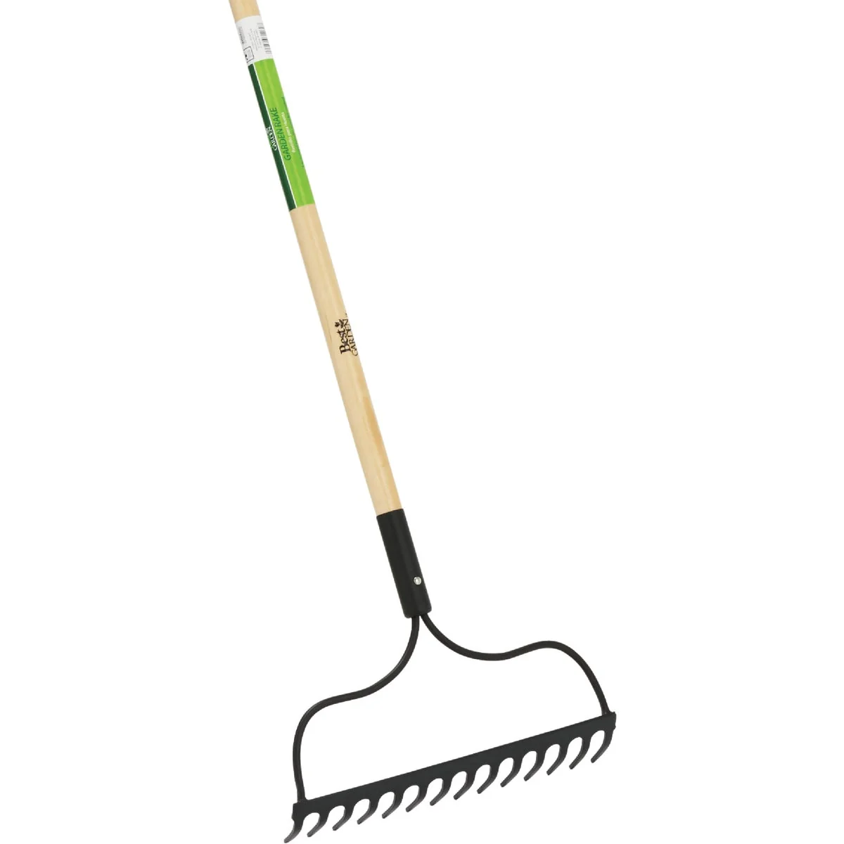 Quality Garden 14 In. Steel Bow Garden Rake 14-Tine Enhanced
