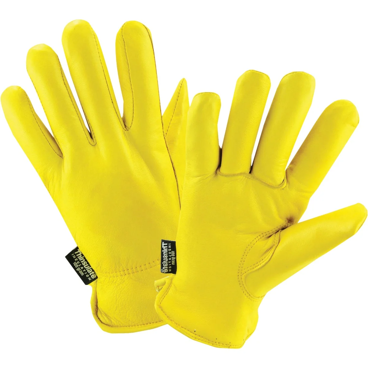 High-Quality West Chester Men's Large Grain Deerskin Leather Winter Work Glove Healthy