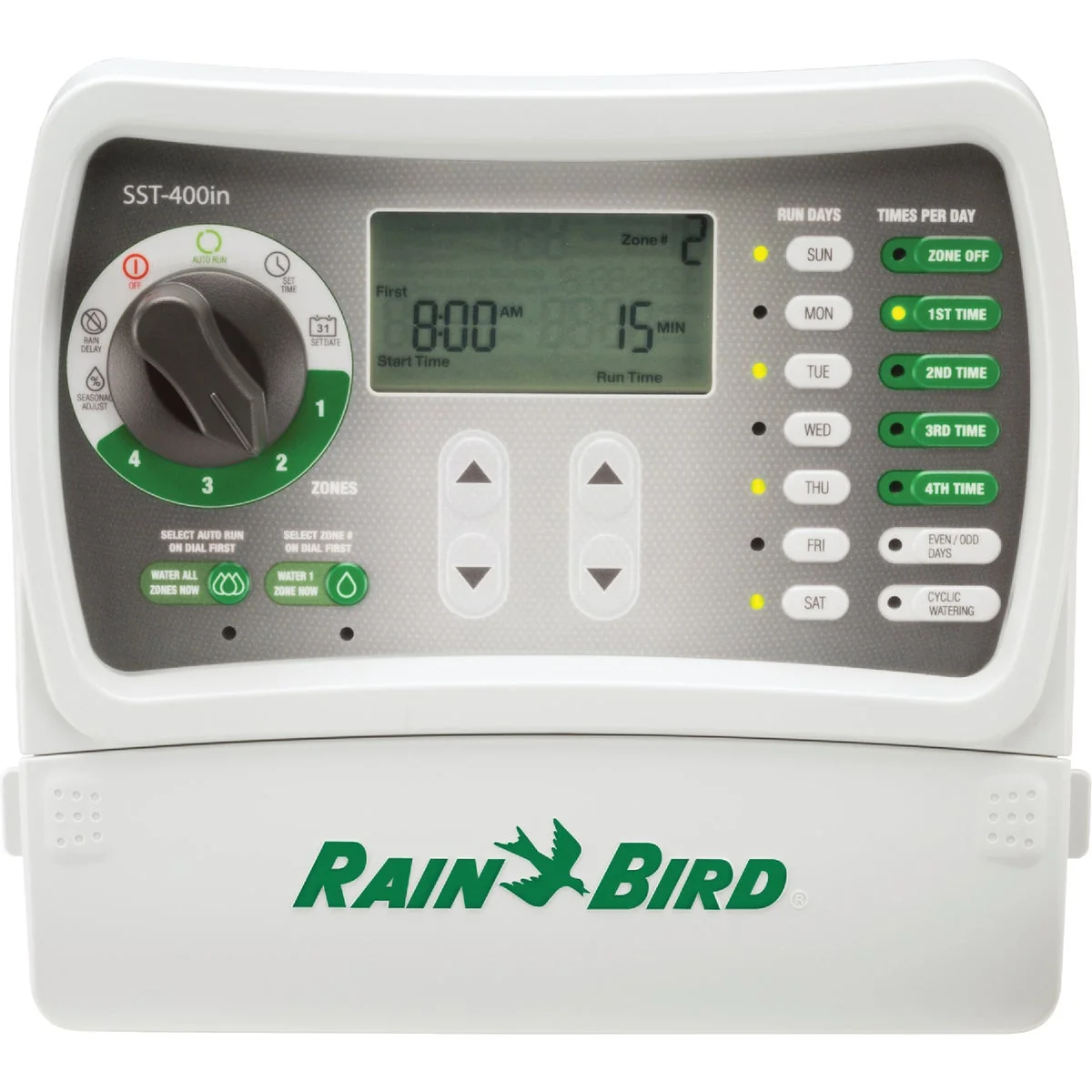 Reusable Rain Bird 4-Station Indoor Plug-In Irrigation Sprinkler Timer Superior