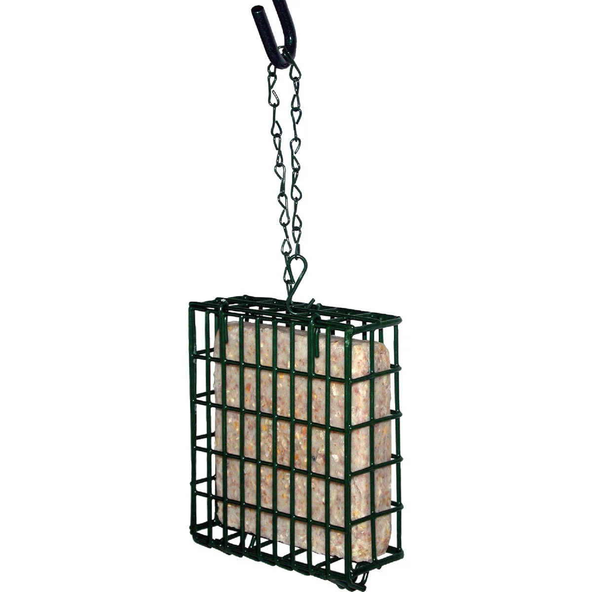 Natural Stokes Select Green 1-Cake Steel Suet Feeder Top-Quality