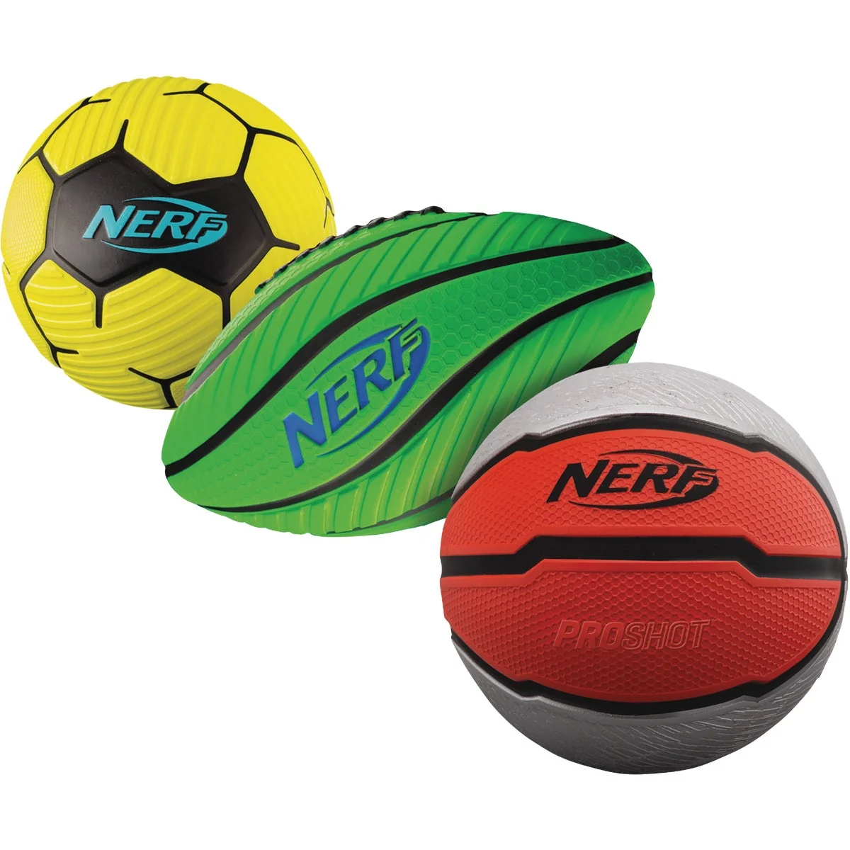Functional Franklin Nerf Mini Foam Ball Set 3-Pack Elegant
