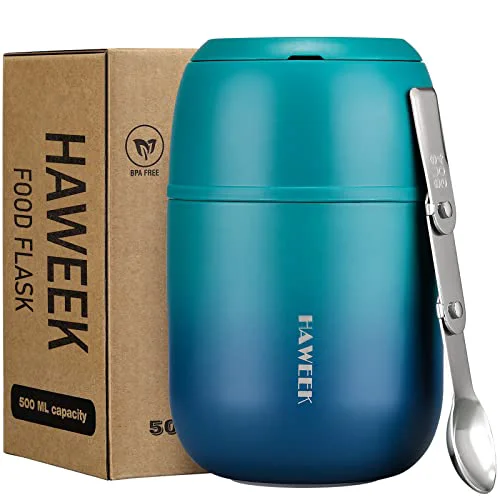 Specialty 17oz Insulated Food Jar with Spoon Quality